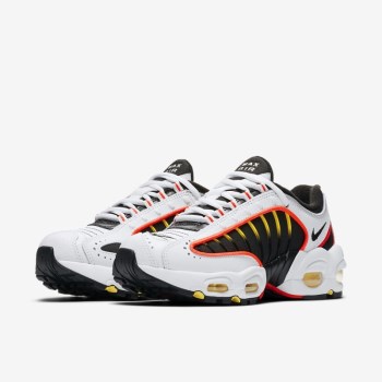 Nike Air Max Tailwind IV - Nagyobb Gyerek Utcai Cipő - Fehér/Világos Piros/Sárga/Fekete